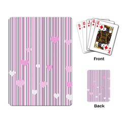 Pink Love Playing Card