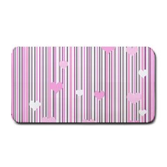 Pink Love Medium Bar Mats by Valentinaart