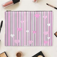 Pink Love Cosmetic Bag (xl) by Valentinaart