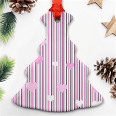 Pink Love Ornament (christmas Tree) 