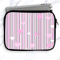 Pink Love Apple Ipad 2/3/4 Zipper Cases by Valentinaart