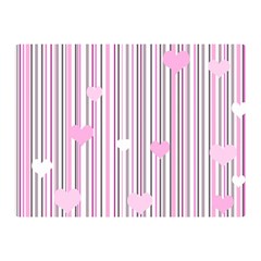 Pink Love Double Sided Flano Blanket (mini) 