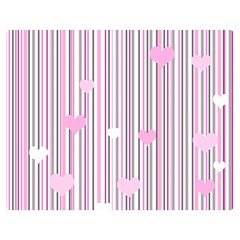 Pink Love Double Sided Flano Blanket (medium) 