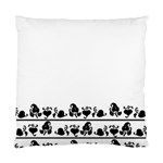 Simple black and white design Standard Cushion Case (One Side) Front