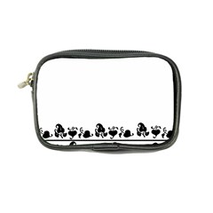 Simple Black And White Design Coin Purse