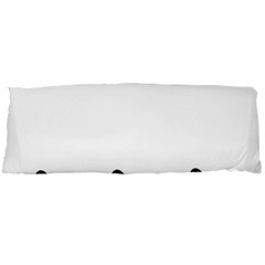 Simple Black And White Design Body Pillow Case Dakimakura (two Sides)