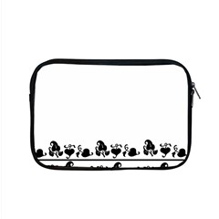 Simple Black And White Design Apple Macbook Pro 15  Zipper Case