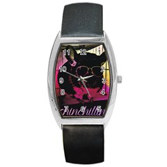 Maggie Chinchillin Version 2 Barrel Style Metal Watch by tigflea