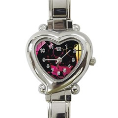 Maggie Chinchillin Version 2 Heart Italian Charm Watch by tigflea