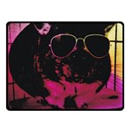 Maggie Chinchillin Version 2 Double Sided Fleece Blanket (Small)  45 x34  Blanket Front