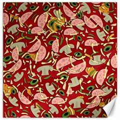 Pizza Pattern Canvas 20  X 20  