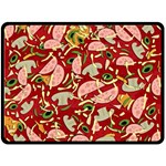 Pizza pattern Fleece Blanket (Large)  80 x60  Blanket Front