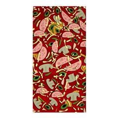 Pizza Pattern Shower Curtain 36  X 72  (stall)  by Valentinaart