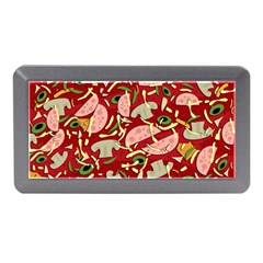 Pizza Pattern Memory Card Reader (mini) by Valentinaart