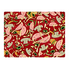 Pizza Pattern Double Sided Flano Blanket (mini)  by Valentinaart