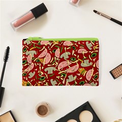 Pizza Pattern Cosmetic Bag (xs)