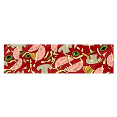 Pizza Pattern Satin Scarf (oblong)