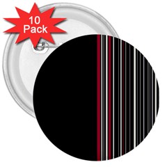 Elegant Style 3  Buttons (10 Pack) 