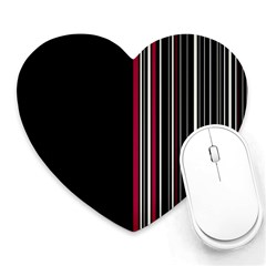 Elegant Style Heart Mousepads