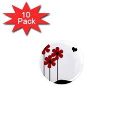 Flowers 1  Mini Magnet (10 pack) 