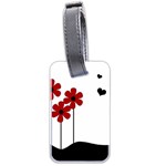 Flowers Luggage Tags (Two Sides) Front