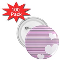 Pink Valentines Day Design 1 75  Buttons (100 Pack) 