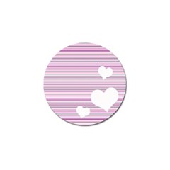 Pink Valentines Day Design Golf Ball Marker (4 Pack)