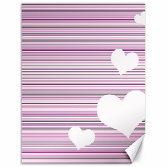 Pink Valentines Day Design Canvas 18  X 24  