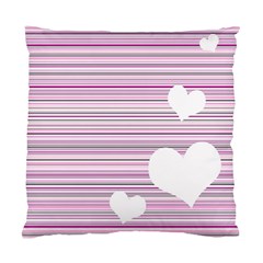 Pink Valentines Day Design Standard Cushion Case (two Sides) by Valentinaart