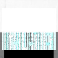 Cyan Love Rectangular Jigsaw Puzzl