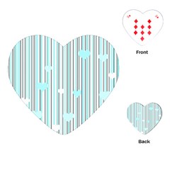 Cyan Love Playing Cards (heart) 