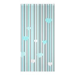 Cyan Love Shower Curtain 36  X 72  (stall) 