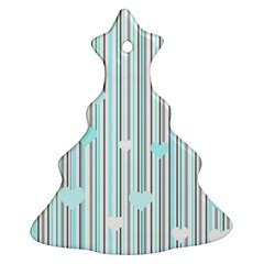 Cyan Love Ornament (christmas Tree) 