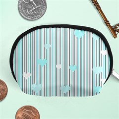 Cyan Love Accessory Pouches (medium)  by Valentinaart