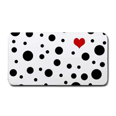 Dots And Hart Medium Bar Mats by Valentinaart