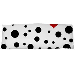 Dots And Hart Body Pillow Case (dakimakura)