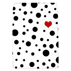 Dots And Hart Flap Covers (s)  by Valentinaart