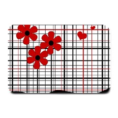 Cute Floral Desing Plate Mats by Valentinaart