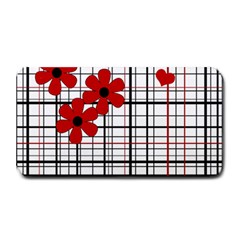 Cute Floral Desing Medium Bar Mats by Valentinaart