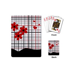 Cute Floral Desing Playing Cards (mini)  by Valentinaart