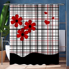 Cute Floral Desing Shower Curtain 60  X 72  (medium)  by Valentinaart