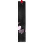 Pink harts design Large Book Marks Front