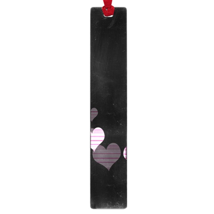 Pink harts design Large Book Marks