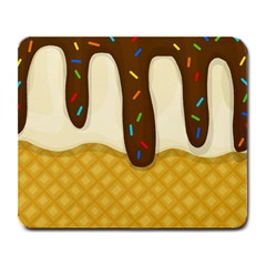 Ice Cream Zoom Large Mousepads by Valentinaart