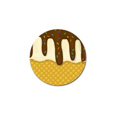 Ice Cream Zoom Golf Ball Marker by Valentinaart