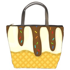 Ice Cream Zoom Bucket Bags by Valentinaart