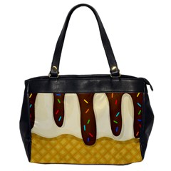 Ice Cream Zoom Office Handbags by Valentinaart