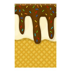 Ice Cream Zoom Shower Curtain 48  X 72  (small)  by Valentinaart