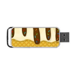 Ice Cream Zoom Portable Usb Flash (two Sides) by Valentinaart