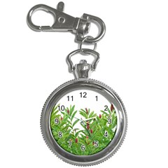 Tropical Floral Print Key Chain Watches